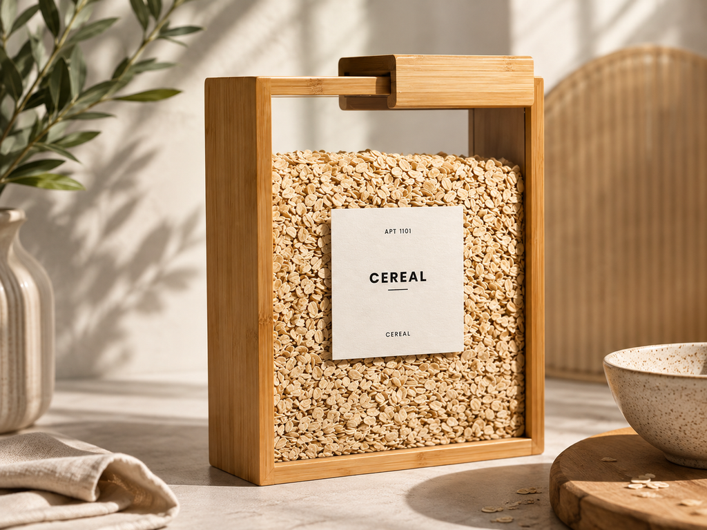 Bamboo Pantry Organiser