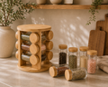 Revolving Bamboo Spice Organiser