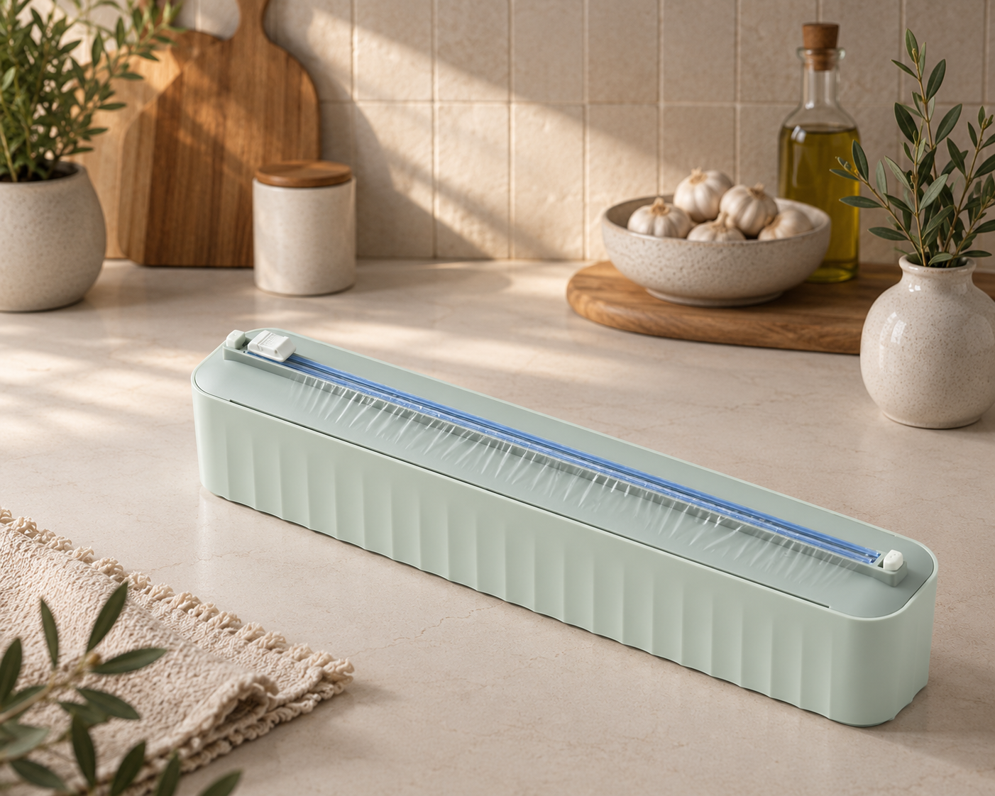 Plastic Film Cutter/Storage box